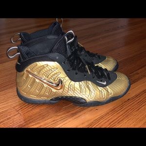 Air Nike Foamposite Pro Metallic Gold